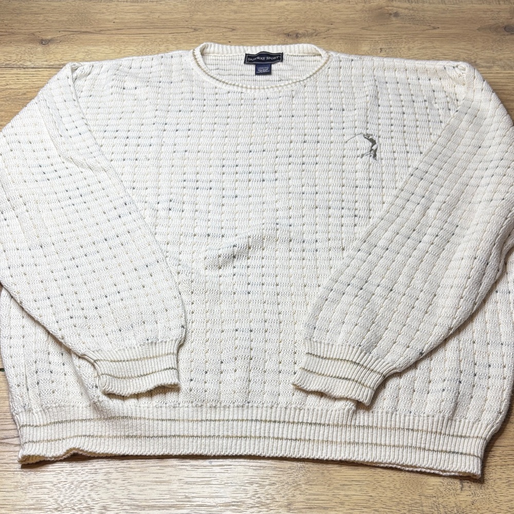 Men’s Fairway Sport Golf Crewneck Sweater Size Large Tall